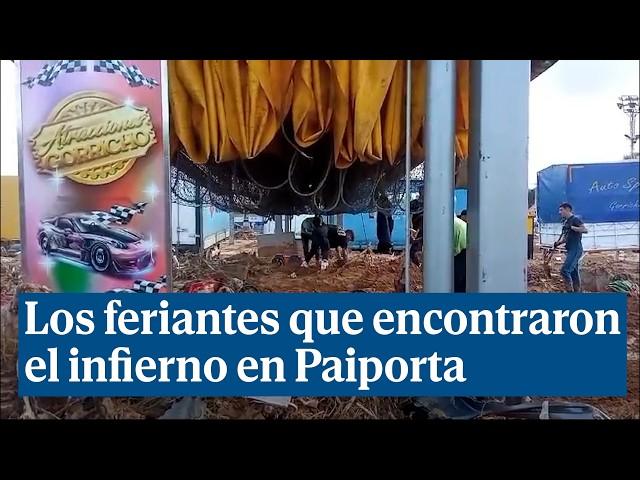 Los feriantes de Halloween que encontraron el infierno y la ruina en Paiporta