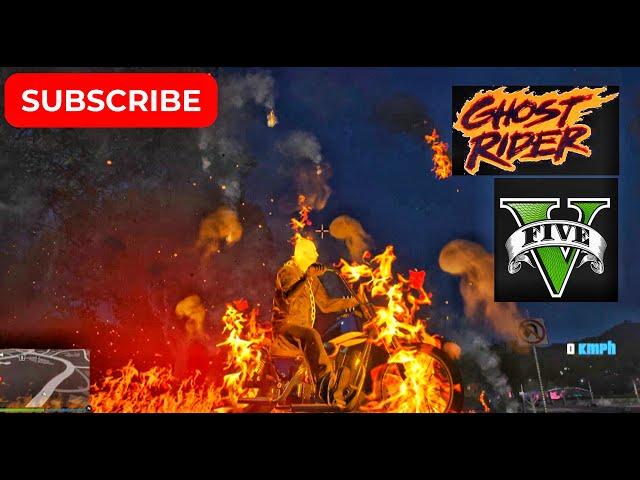 Playing As Ghost Rider In GTA 5 [K 60FPS Gameplay Sohail Games]