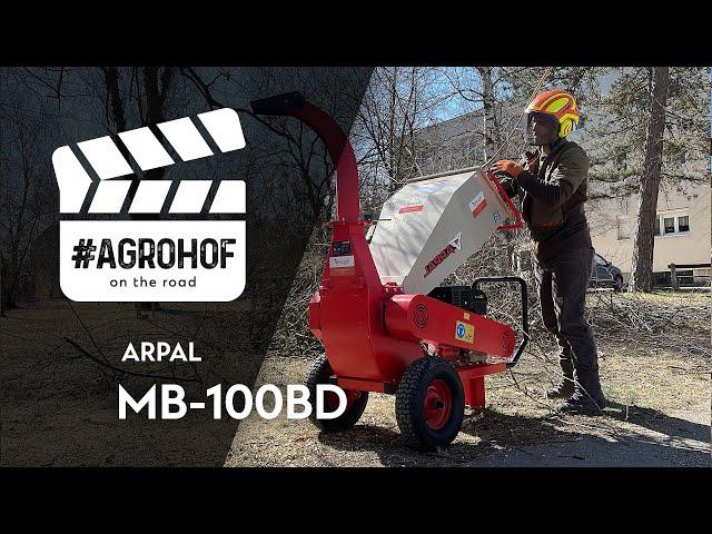 Branch cutting with Arpal MB-100BD wood chipper │Agrohof