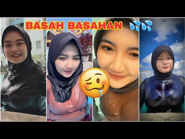 JILBAB HOT DI KOLAM RENANG || JILBAB KOLAM RENANG TRANSPARANT || JILBAB JEPLAK #jilbob #jilbabketat