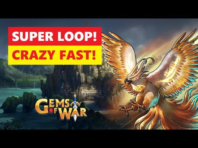 Gems of War CRAZY Fast Best Journey Team, and Underspire!