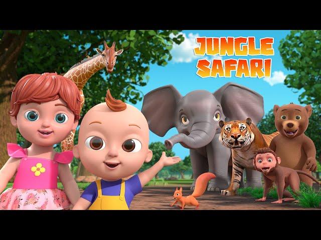 Going To the Forest (Jungle Safari) Wild Animals for Kids | Nursery Rhymes & Songs by Beep Beep