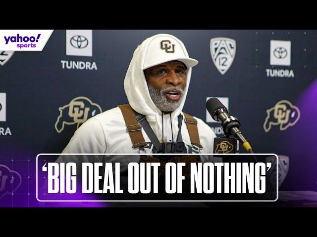 DEION SANDERS on Colorado's TRANSFER PORTAL exodus: 'Big deal out of NOTHING' | FULL PRESSER