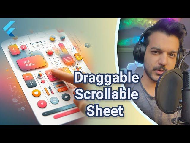 DraggableScrollableSheet in flutter  | Flutter With Besenior