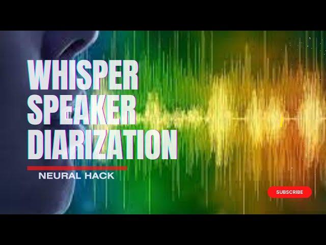 OpenAI Whisper Speaker Diarization | WhisperX | Pyannote | HuggingFace