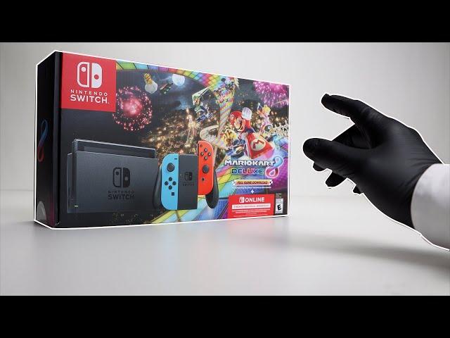 Nintendo Switch MARIO KART 8 DELUXE Bundle - Black Friday 2022 | ASMR Unboxing