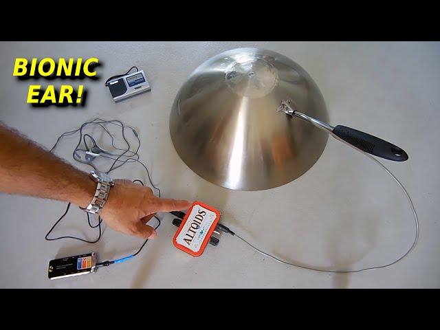 How To Make A Bionic Ear Spy Listening Device!