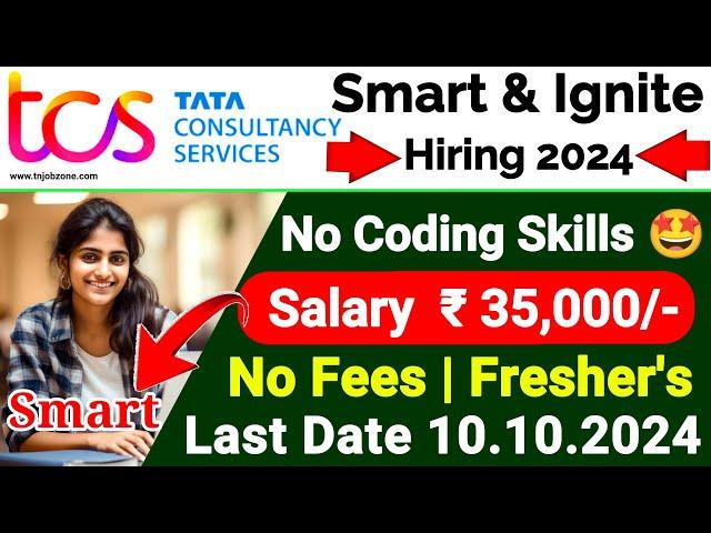 TCS NEW RECRUITMENT 2024 IN TAMIL  TCS SMART HIRING 2024 IN TAMIL  TN IT JOB VACANCY 2024 TAMIL