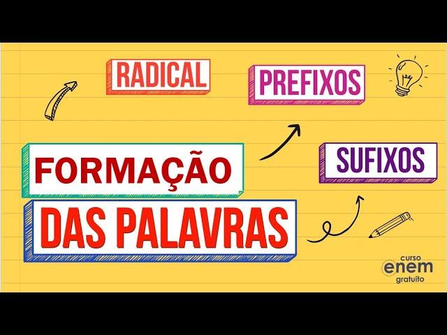 PROCESSOS DE FORMAÇÃO DE PALAVRAS | PORTUGUÊS ENEM E VESTIBULAR | Prof.ª Kel