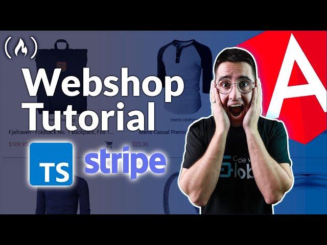 Build a Webshop – Angular, Node.js, TypeScript, Stripe