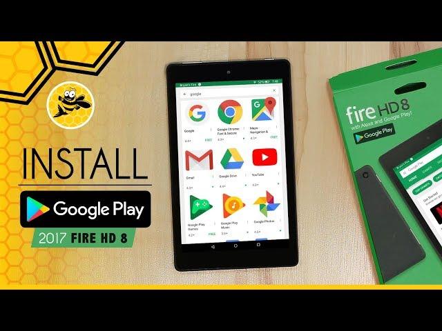 Install Google Play Store on Amazon Fire HD 8 with Alexa!