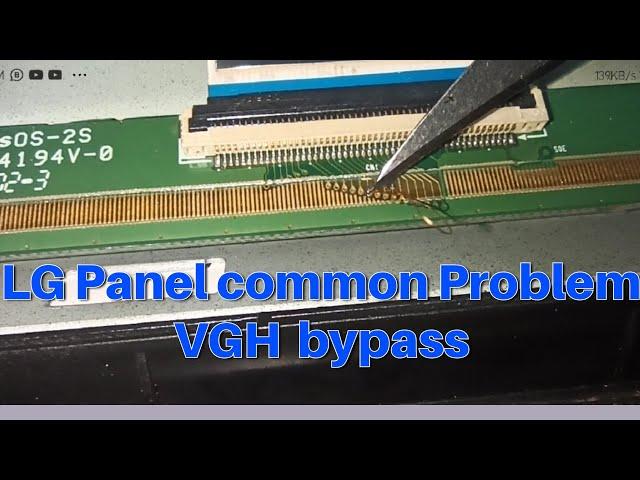 Panasonic LED tv / LG Panel common problem/Panel Repair