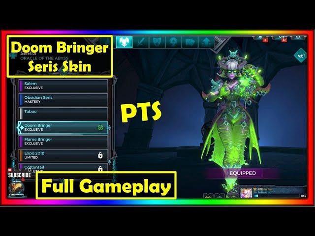 Paladins 6.1 Emergence PTS - Seris New Skin Doom Bringer Seris, Voice Gameplay