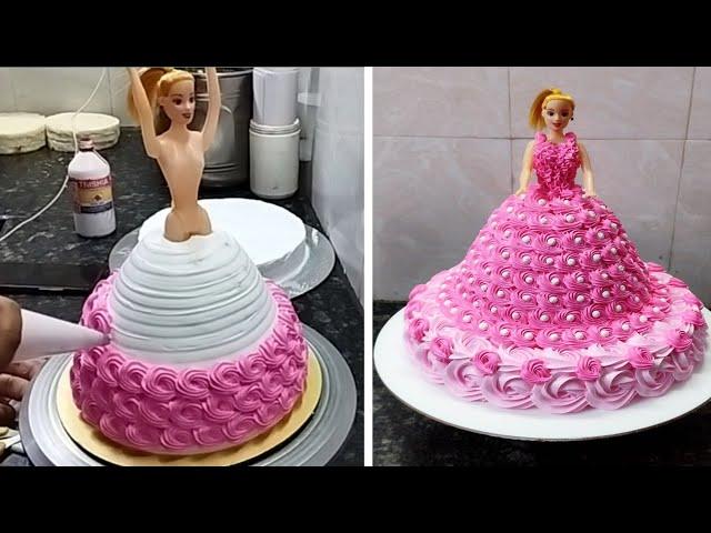 Easy and Parfect Barbie Doll Cake ideas |Wonderful Barbie Doll Cake Design