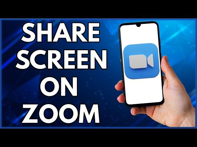 How To Enable Screen Sharing On Zoom Mobile  | Easy Tutorial (2022)