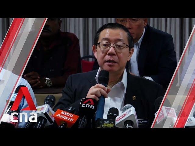 Lim Guan Eng comments on Mahathir Mohamad's resignation as Malaysian PM