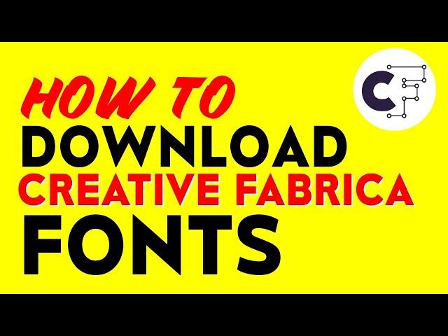 How To DOWNLOAD and INSTALL Creative Fabrica Fonts - Free & Easy Fonts For Commercial Use