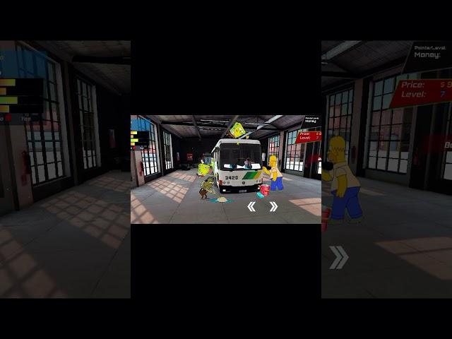 SpongeBob cleaning driving job simulator game #gameplay #androidgames #spongebob #simulatorgames