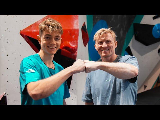 Bouldering with Magnus Midtbø in London