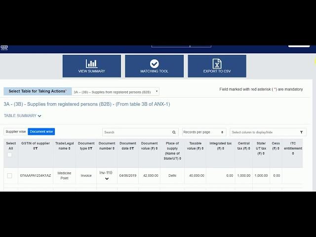 NEW GST RETURN  FORM, MATCHING TOOL FOR ITC IN GST ANX-2, HOW TO FILE GST ANX 2