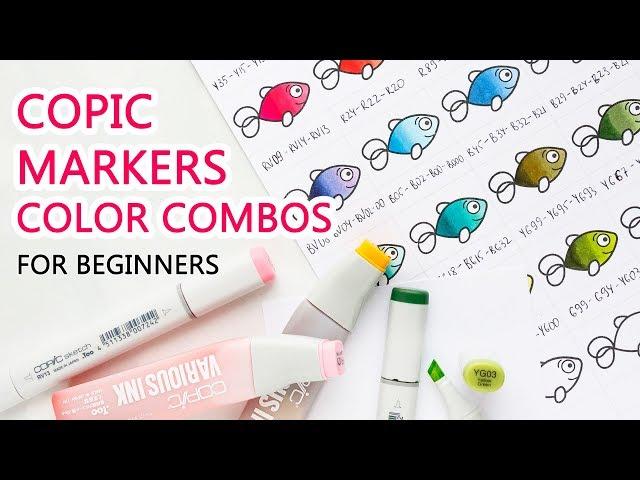 Copic Markers Color Combos for Beginners