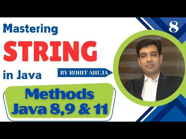 New Methods of  String Class in Java 8, Java 9, and Java 11: join(), lines(), repeat(), strip()