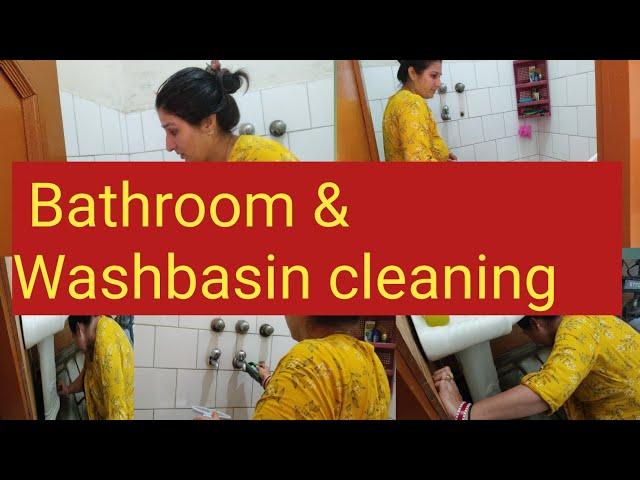 ‍️🪣Bathroom & Washbasin cleaning vlog #like#subscribe#suman narwal vlogs