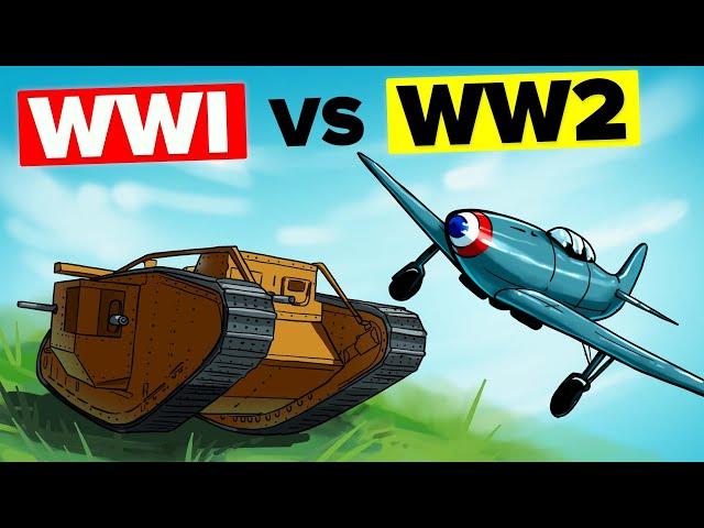 Deadliest Military Weapons of WWI vs WW2 Compared