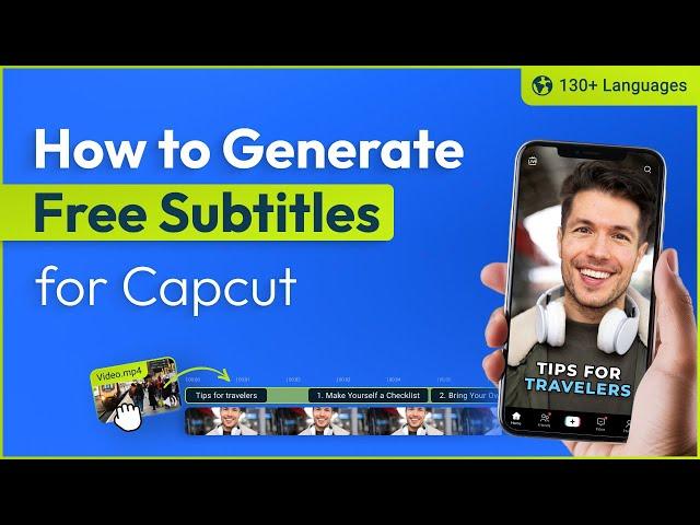 Generate FREE captions for CapCut (After 2024 update)