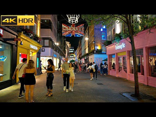 Twilight to Midnight: Exploring London's Vibrant Nightlife Compilation [4K HDR]