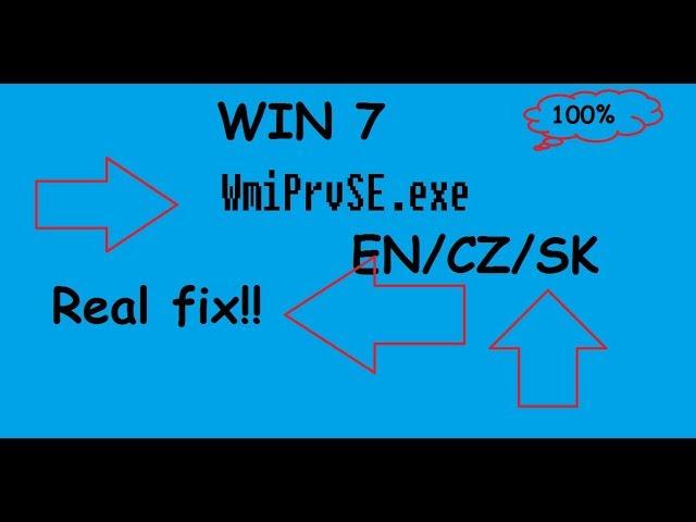 WmiPrvSE.exe FIX CZ/SK/EN