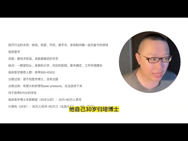 立党讲座14：深度剖析医学、教师、公务员行业，为什么“劝人学医天打雷劈”？为什么高分段学临床会崩溃？教师行业还能不能干？