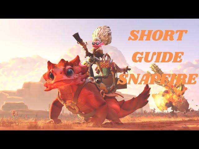 7.32 Snapfire Short Guide | Dota 2