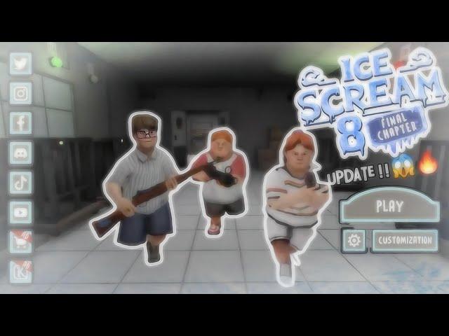 Ice Scream 8 : Final Chapter Update !! ○ Main Menu & Cutscene   ● Ice Scream 8 Early Access ️‍
