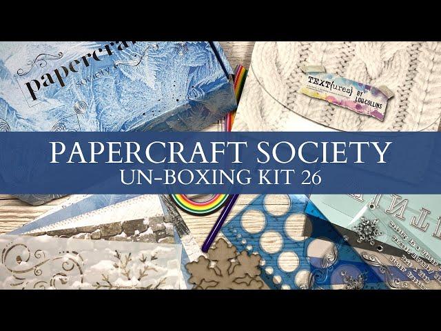 Un Boxing Papercraft Society Kit 26!