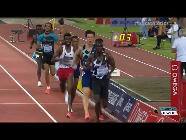 INCREDIBLE JAKOB INGEBRIGTSEN V CHEPTEGEI 5000M MENS FLORENCE DIAMOND LEAGUE!