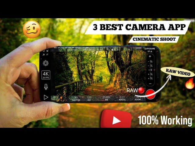 Top Best Cinematic Vlogs Shoot Camera Apps For Android || Kanchan Ka Editing.