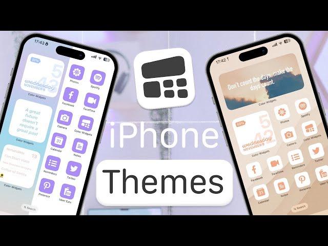 How to Install Custom Themes on iPhone // iOS 16 