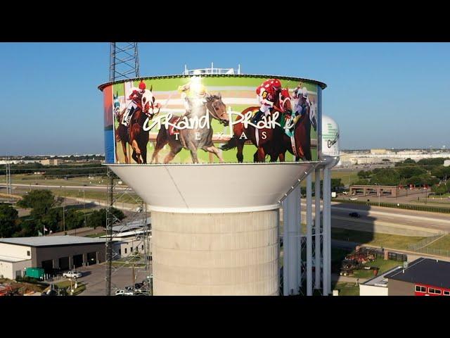 City of Grand Prairie: Fire Station 3 Water Tower Art Project 2024