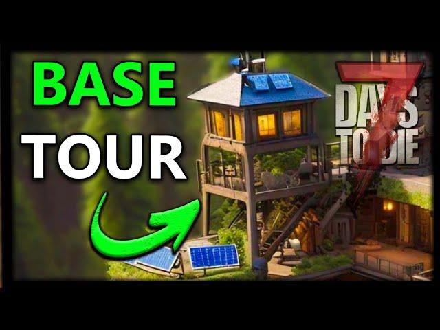 Epic Underground MEGA Bunker BASE Tour! (7 Days to Die)