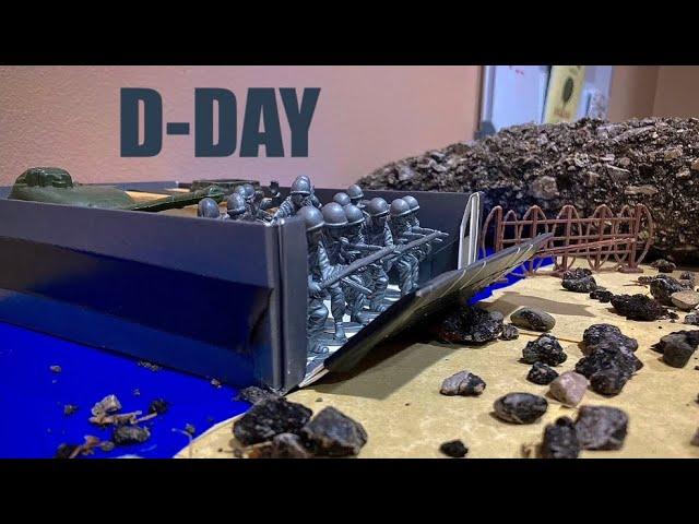 D-DAY WW2 (Army Men Stop Motion short film)