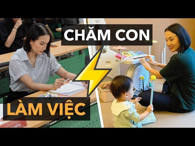 Mình vừa đi làm vừa chăm con như thế nào