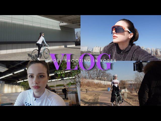 VLOG / Model work in Korea / Sunglasses shooting on the island