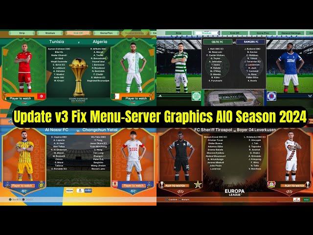 PES 2021 Update v3 Fix Menu-Server Graphics AIO Season 2024