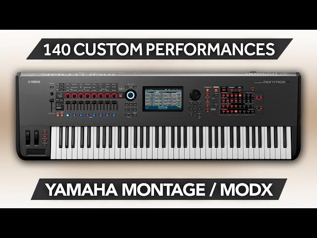 YAMAHA MONTAGE / MODX SERIES  140 Cover Sounds ► 140 Artist Performances (1968-2019)