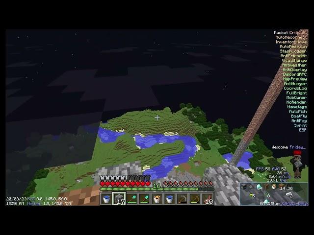 Первый день на непопулярной копии 2B2T - Minecraft