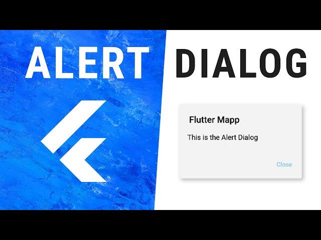 Flutter AlertDialog Widget