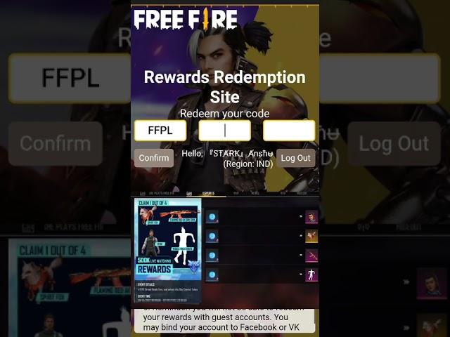 FREE FIRE REDEEM CODE TODAY | 30 JANUARY REDEEM CODE FREE FIRE | FF REDEEM CODE TODAY 30 JANUARY