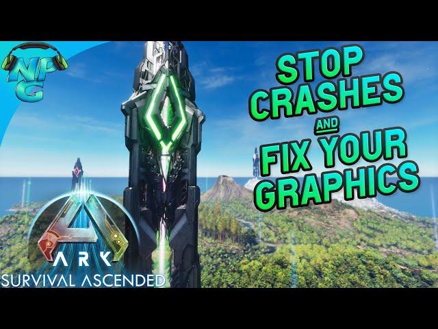 ARK Survival Ascended - Stop Crashes and Fix your Graphics Settings in 3 Easy Steps!