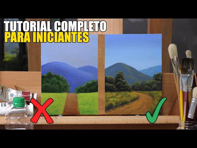 TUTORIAL DE PINTURA A ÓLEO PARA INICIANTES